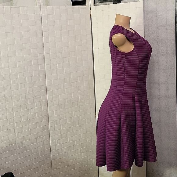 BRAND NEW GABBY SKYE SLEEVELESS ROUNDNECK LINE GOLD ZIP CLOSURE  DRESS - Picture 5 of 15